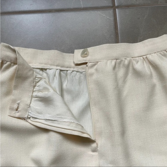 Handmade Cream Midi Skirt - Picture 7 of 8